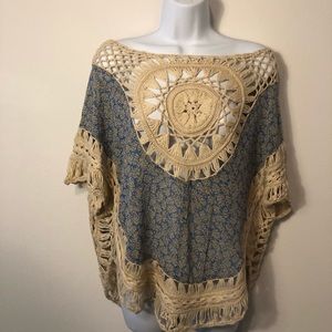 Crochet MittoShop Top SZ M/L